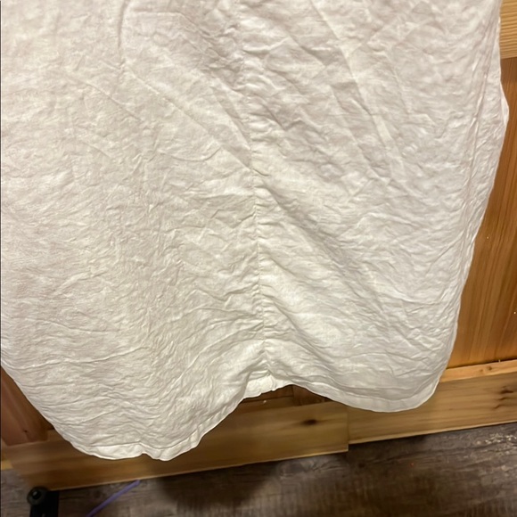 Rusty White Buttoned Strap Mini Dress - Picture 6 of 11